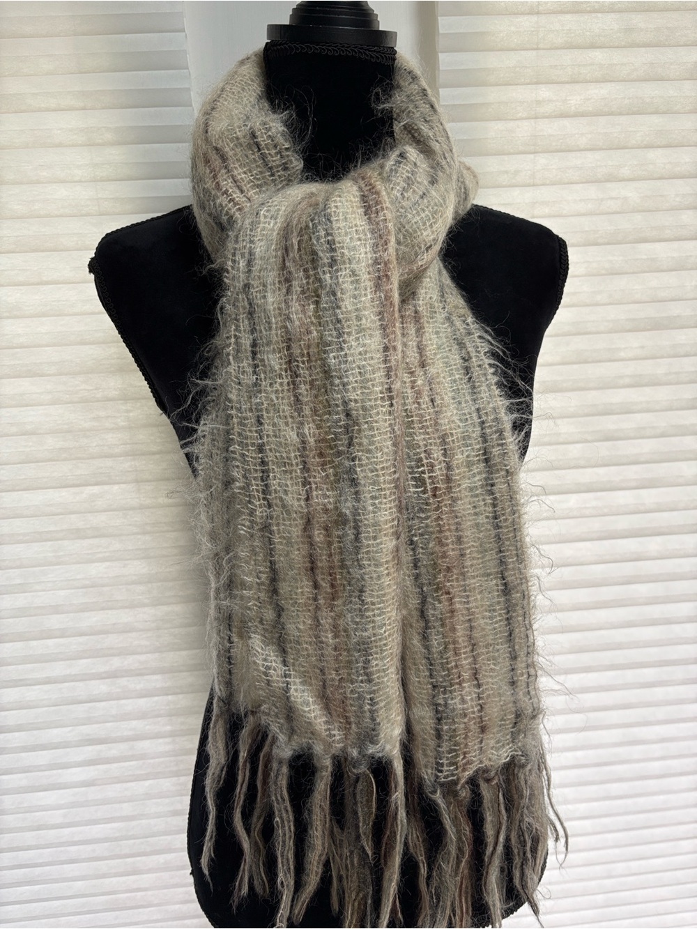 Vintage Mohair Wool Scarf – Made in England Expressly For The M.O’Neil Co.
